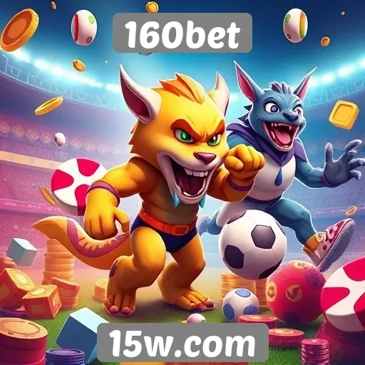 Variedade de jogos disponíveis na plataforma 160bet